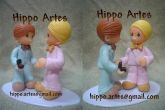 NOIVINHOS GAYS TOPO DE BOLO EM BISCUIT