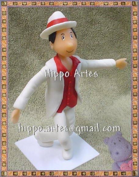 TOPO BOLO BISCUIT DANÇA SALÃO MALANDRO