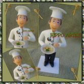 TOPO BOLO CHEF COZINHA / COZINHEIRO
